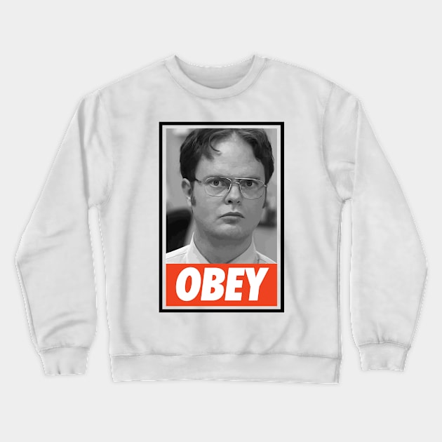 OBEY The assistant (to the) regional manager Crewneck Sweatshirt by GusDynamite